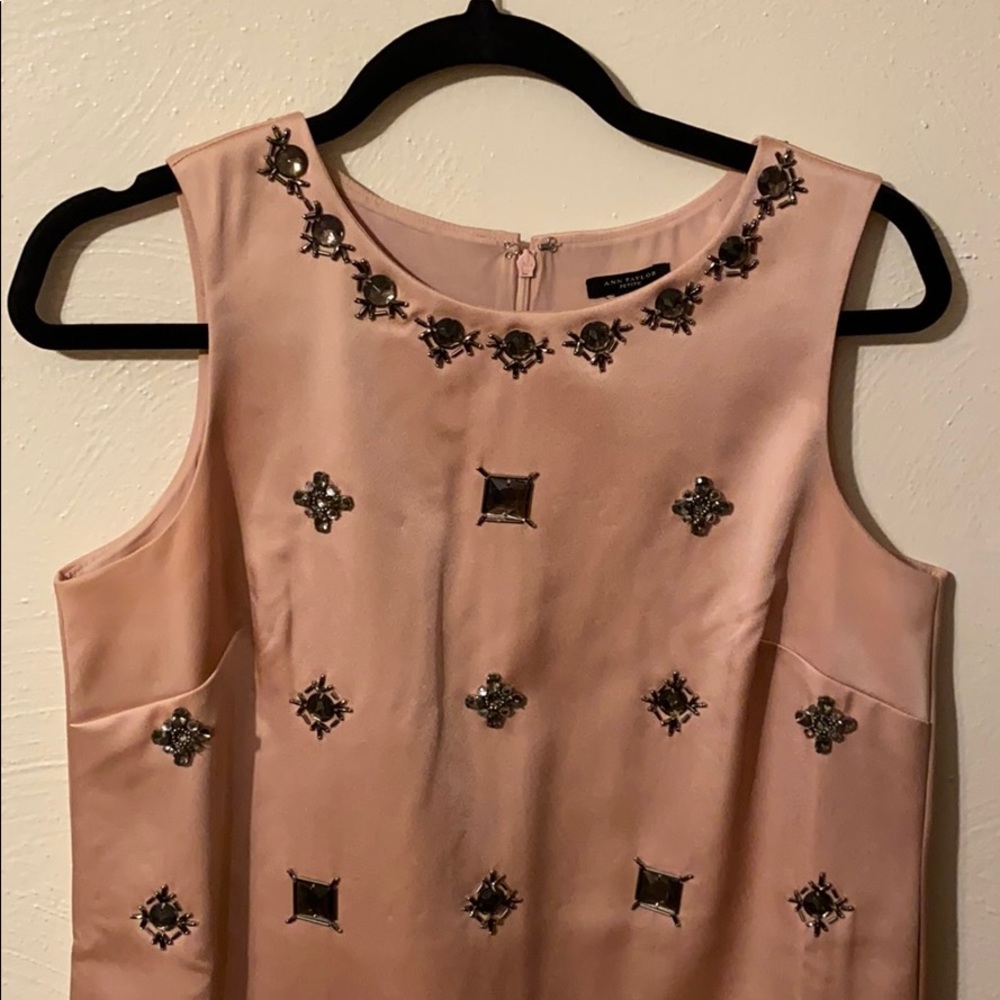 Ann Taylor Dusty Pink Knee Length Dress